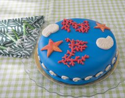 2D Cake Design tart